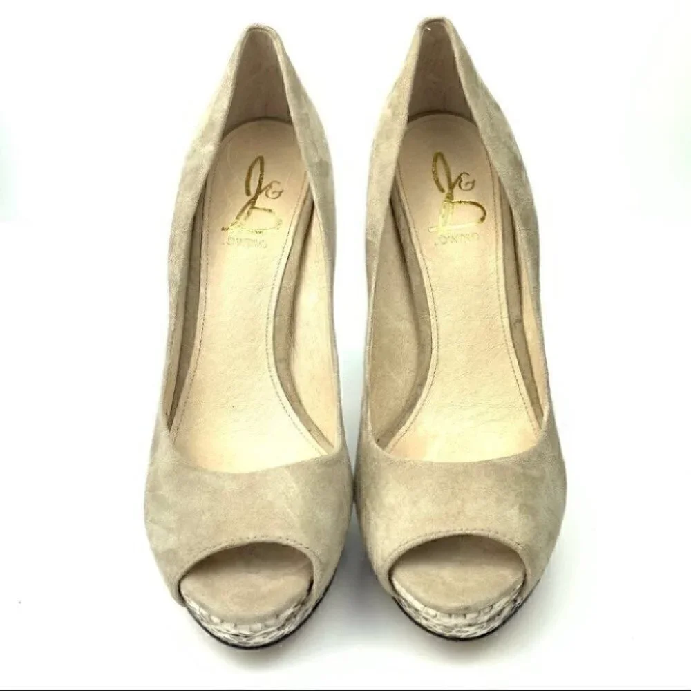 Joan & David heels 9 Dadelsa4 suede platforms